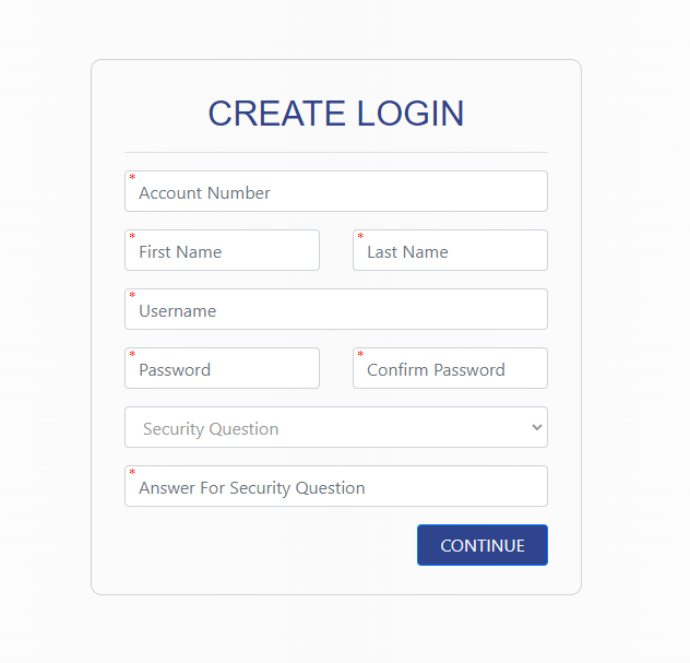 Create Login